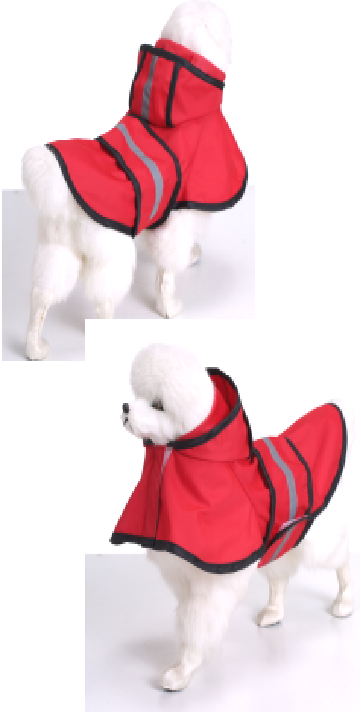 Ground Crack Reflective Raincoat