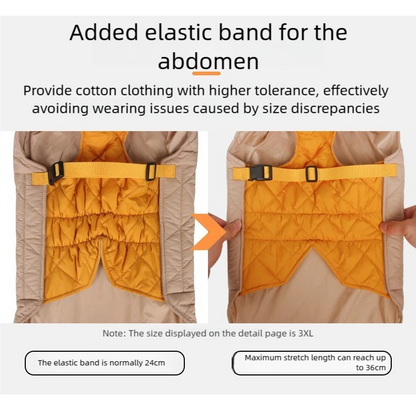 Autumn and winter warm and cold-proof dog coat